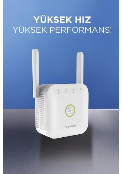 Torima WR-25 300Mbps Wifi Sinyal Yakınlaştırıcı Güçlendirici Router Siyah