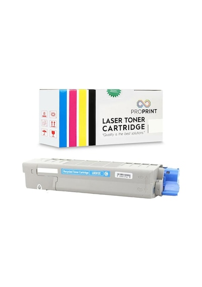 Proprint Oki Uyumlu C612-46507519 Mavi Toner - C612Dn