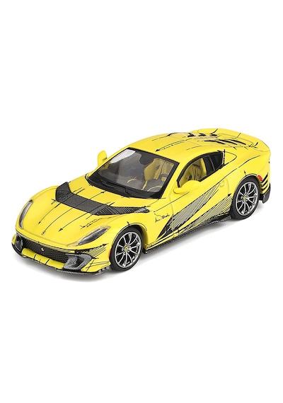 1:64 Ölçek Bbr 2026 Ferrari 812 Competizione Diecast Metal Minyatür Model Araba 5cm