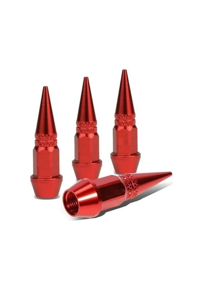 Home Alüminyum Sivri Sibop Kapağı Kırmızı 4'lü 45mm