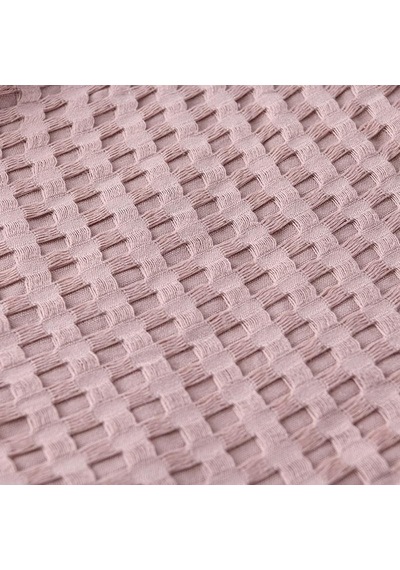 Havuzlu Pike Pamuklu Çift Kişilik 220x240 Cm Pembe Çok Renkli
