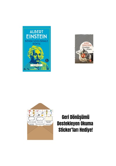 Benim Sözlerimle Dünya + Göreliliğin Anlamı + Okuma Sticker'ları