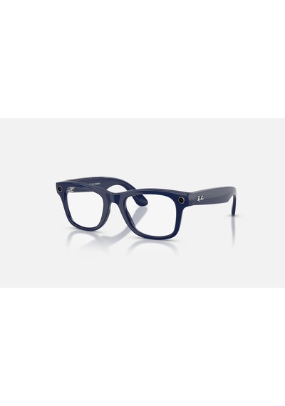 Ray-ban Meta Gen 2 Wayfarer Parlak Mavi Çerçeve - Şeffaf Safir Mavi Renk Geçişli Akıllı Gözlük S:53