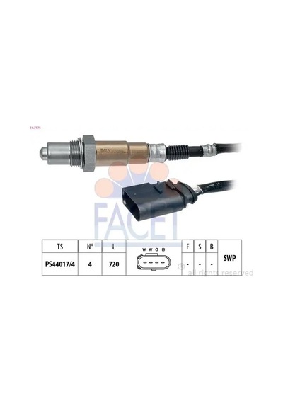 Vw Passat B5 Oksijen Sensoru 1.8 1997-2000 Adr Apt Arg Facet 107175