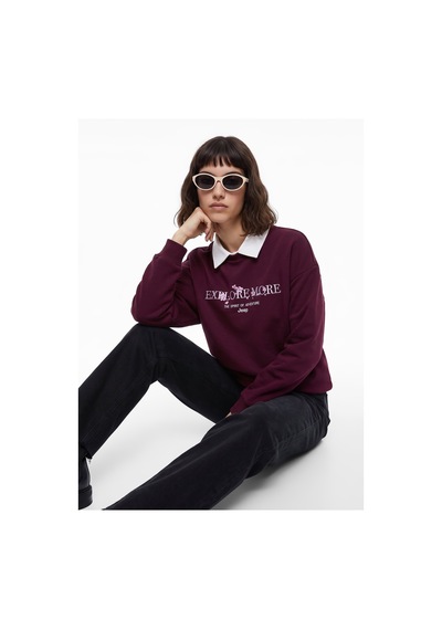Jeep Sweatshirt, Xs, Bordo