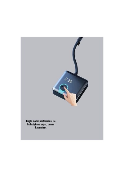 Zc001 Led Ekranlı Araç Pompası Çok Renkli