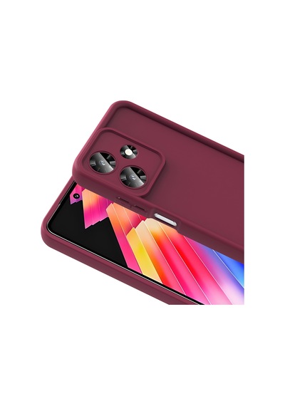 Rba Aksesuar İnfinix Hot 30i Kılıf Kamera Korumalı Rba Ananas Kapak - Siyah Siyah