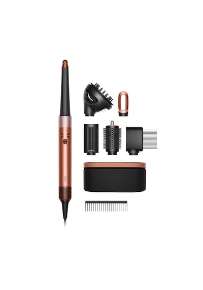 Dyson Airwrap Saç Şekillendirme Ve Kurutma Seti Kıvırcık + Bukleli Amber Silk