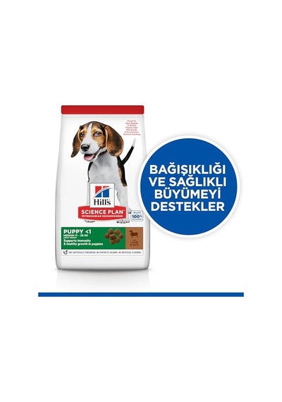 Scıence Plan Orta Irk Kuzulu Ve Pirinçli Yavru Köpek Sı 2.5 Kg Enerji Sınıfı A 100 G
