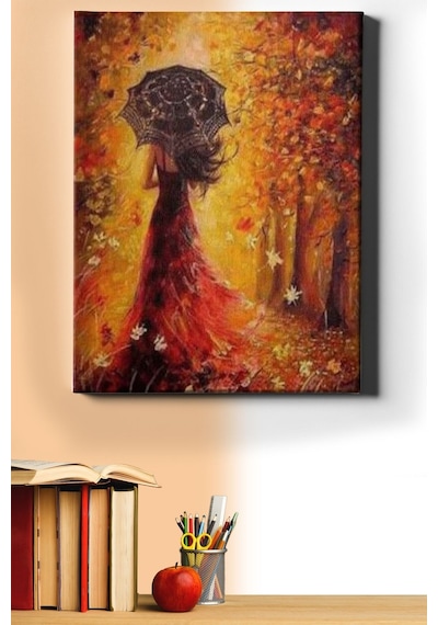 Webstyle Sayılarla Boyama Seti Kasnaklı Sonbaharın Rengi 50 X 65 Cm