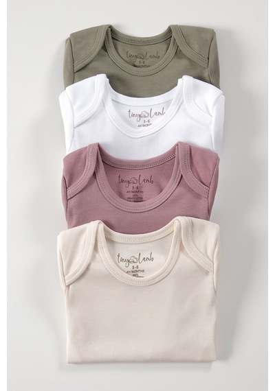 Tinylamb Unisex 4 Parça Uzun Kollu Bebek Bodysuit Seti - Softly Colors 4 Renk Bebek Bodysuit Seti Softly Colors Tinylamb Unisex 4 Parça Uzun Kollu Bebek Bodysuit Seti - Softly Colors 4 Renk Bebek Bodysuit Seti Softly Colors