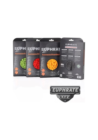Tulpar Kimya Euphrate Kfz Mikrofiber Arka Tarafı Mikrofiber Bez Oto Yıkama Eldiveni 23x18 E-13wh-2318-25