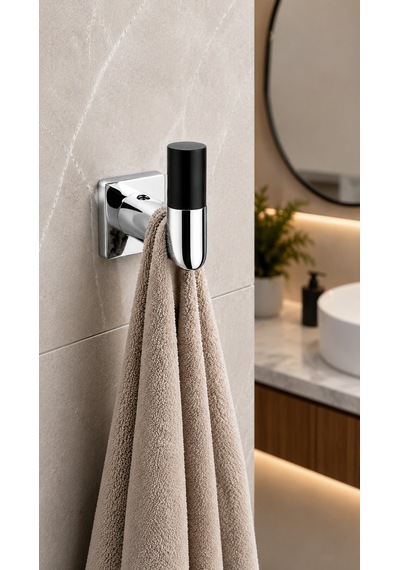 Pruva Askılık Krom-mat Siyah Ba1004 001 Cr-al6