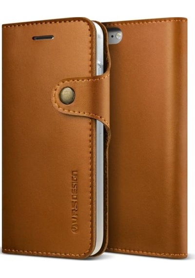 Vrs Design Apple Uyumlu iPhone 8 / 7 İle Native Diary Kılıf Brown Kahverengi