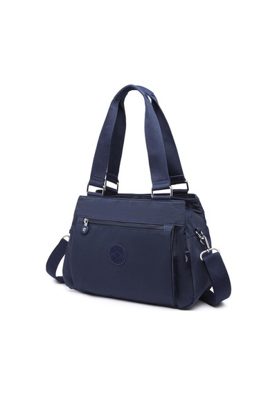 Krinkıl Kumaş Kadın Çantası Smart Bags 1125 Lacivert