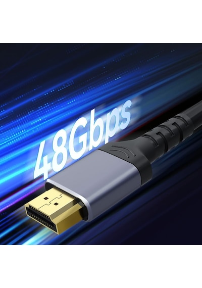 Hı002s 8k/60hz 4k/144hz Hdmı 2.1 Hdr Görüntü Ve Ses Aktarım Kablosu 2 Metre