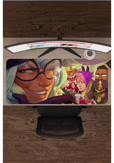 Brawlhalla Kaymaz Dikişli Kauçuk Oyuncu Mousepad V3 - 90x40 Xxl Gaming Mouse Pad Fare Altlığı