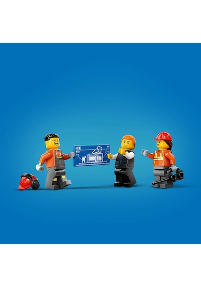 LEGO® City Sarı İnşaat Ekskavatörü 60420 - 8 Yaş & Üzeri Çocuklar için Yaratıcı Oyuncak Yapım Seti (633 Parça)