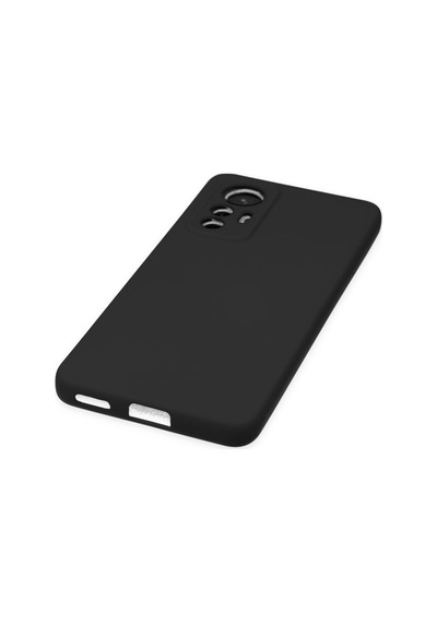 Mi 12 Lite Kılıf Nano İçi Kadife Silikon - Siyah Bz8683140450953