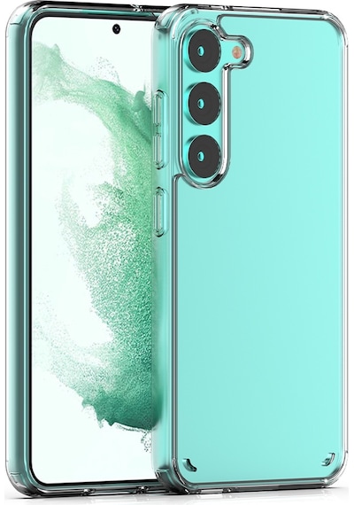 Galaxy S23 Plus Kılıf Zore Coss Şeffaf Sert Silikon Kılıf
