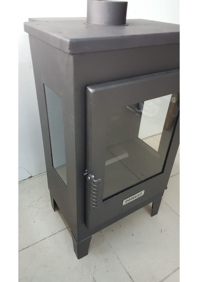 Pelet Sobası 3 Camlı Pelet Sobası Fırınsız Dorello Pelet Sobası