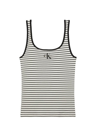 Calvin Klein Strıped Monologo Sco, Xdy, Xxs Siyah Kadın Atlet