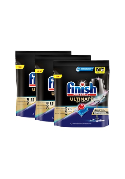 Finish Ultimate Bulaşık Makinesi Deterjanı Kapsül Tablet 255 Adet (85 x 3)