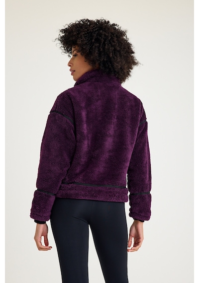 Scorp Shine Casual Kadın Peluş Mont Mor Mor