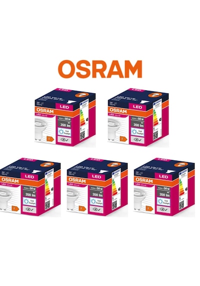 Osram 5w 6500k 5'li Paket Beyaz Gu10 Ampül