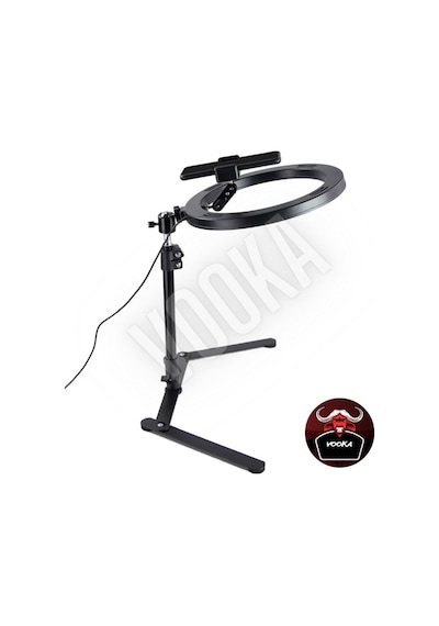 Vilya Profesyonel 10inç Çalışma Masası Işığı Masa Ürün Çekim Led Işıklı Telefon Tripod Standı