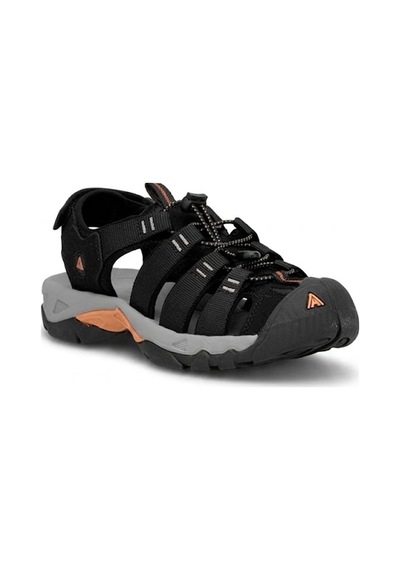 Humtto 152-710445a Erkek Outdoor Sandalet Siyah - Turuncu
