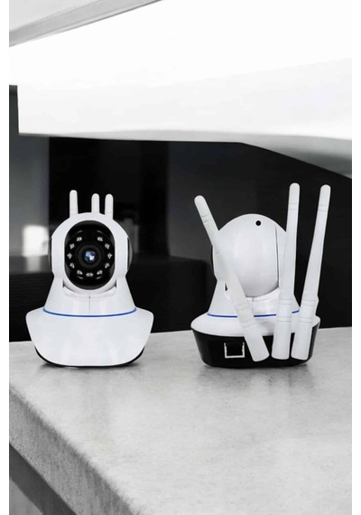 Wifi Kamera Ev Kamerası Gece Görüşlü Kablosuz Bebek Izleme Kamerası Diğer