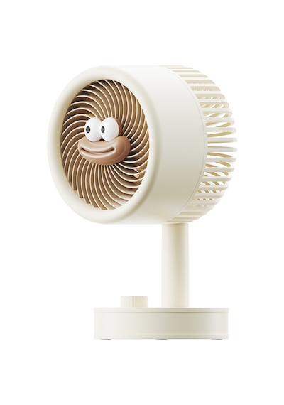Everest Efn14 Krem 1200mah 3 Hız Kademeli Masaüstü Usb Fan