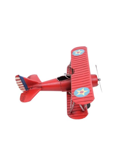 Dekoratif Metal Uçak Çift Kanatlı Biblo Dekoratif Hediyelik Arbltgsdtfkjfz2bm7l