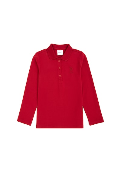 U.S. Polo Assn. Kız Çocuk Kırmızı Polo Yaka Basic Sweatshirt 50296377-VR030 U.S. Polo Assn. Kız Çocuk Kırmızı Polo Yaka Basic Sweatshirt 50296377-VR030