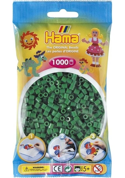 1.000'Lik Hama Midi Boncuk - Yeşil