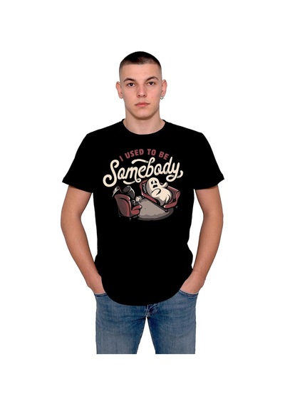 Pisikolog Azrail Hayalet Terapi I Used To Be Somebody Tişört Unisex T-shirt 001