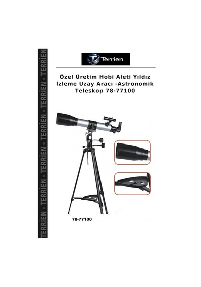 Özel Üretim Hobi Aleti Yıldız İzleme Uzay Aracı -astronomik Teleskop 78-77100 Çok Renkli