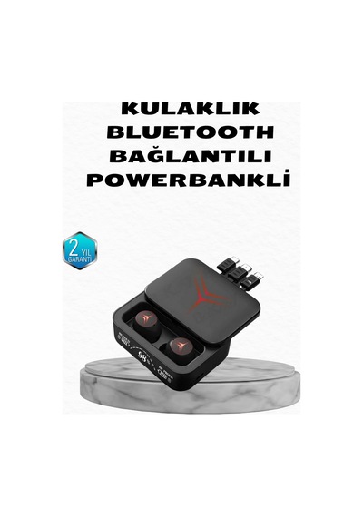 Powerbank Özellikli Bluetooth Kablosuz Kulaklık - Dokunmatik Kontrol, Uzun Pil Ömrü, Ergonomik Tasarım