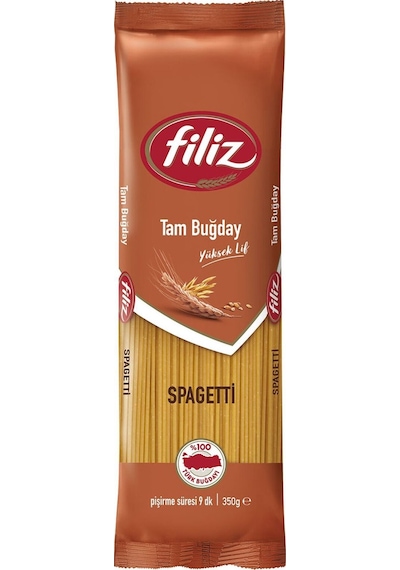 Filiz Tam Buğday Makarna Sepeti 350 Gr X 3 Adet Kalem, Burgu, Spagetti