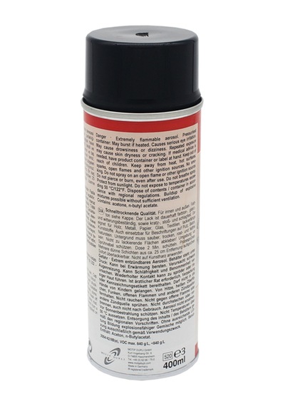 Colormatic Parlak Siyah Sprey Boya Ral 9005 400 ML