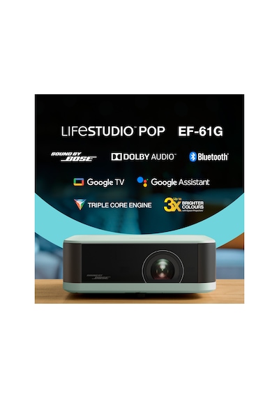 Epson Lifestudio Pop Ef-61g Ice Green Full Hd Taşınabilir Projeksiyon