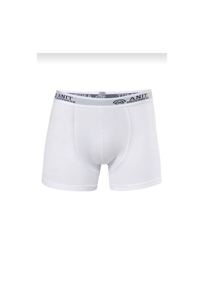 Anıt 1115 Erkek Penye Likralı Boxer 3 Adet Beyaz