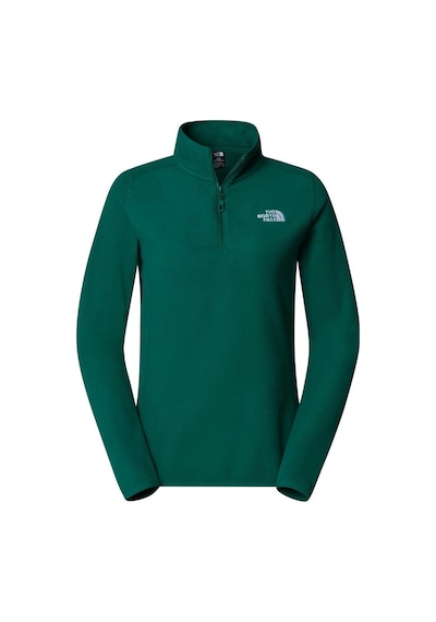 The North Face Kadın 100 Glacier 1/4 Zip Polar Yeşil 001