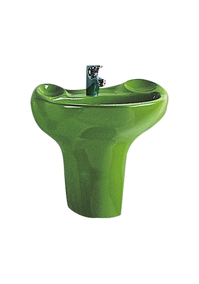 VitrA 6037B032-0001 Arkitekt Kurbağa Çocuk Lavabo Yeşil