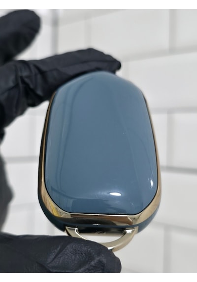 Gma Keys Togg T10x T10f 3 Tuşlu Smart Nano Koruma Anahtar Kılıfı Gri Gold Altın Renk Yüksek Kalite