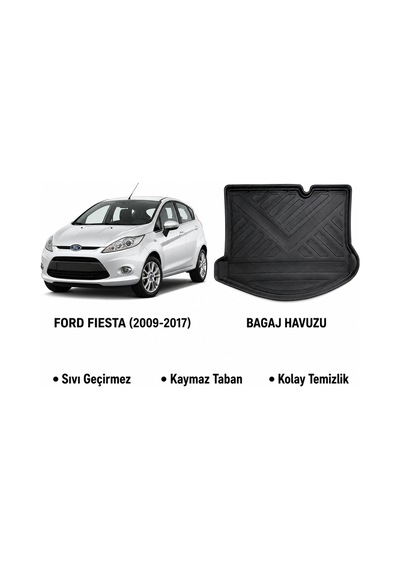 Ford Fiesta 2009-2017 Arası Bagaj Havuzu