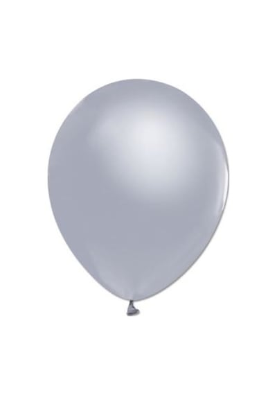 Benim Marifetlerim Metalik Gümüş Balon 12 Inch 20 Adet
