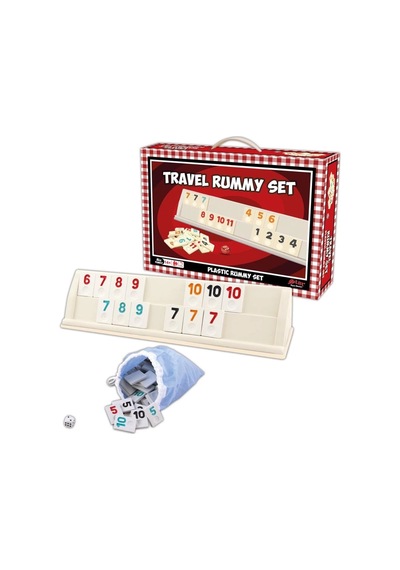 Mey İthalat 1010402 Travel Rummy Set ,star Okey