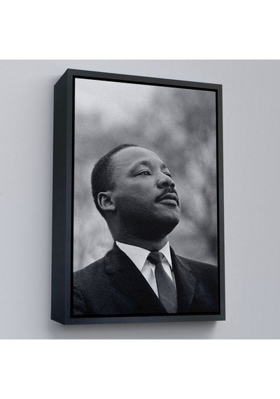 Çerçeveli Martin Luther King Dekoratif Kanvas Duvar Tablosu-6374